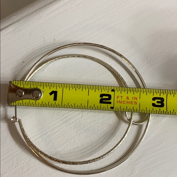 Large Hoop Earrings - Picture 4 of 5